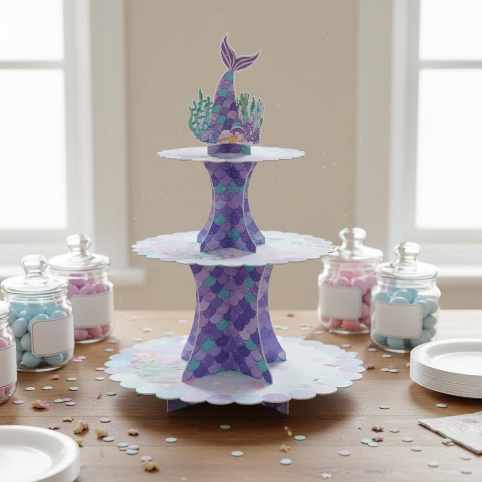 3-Tier Cardboard Cupcake Stand - đánh giá và giá Cupcake Stand Tier