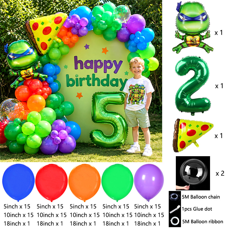 Kids Party Ninja Turtles Ballo - đánh giá và giá Balloon Arch Kit